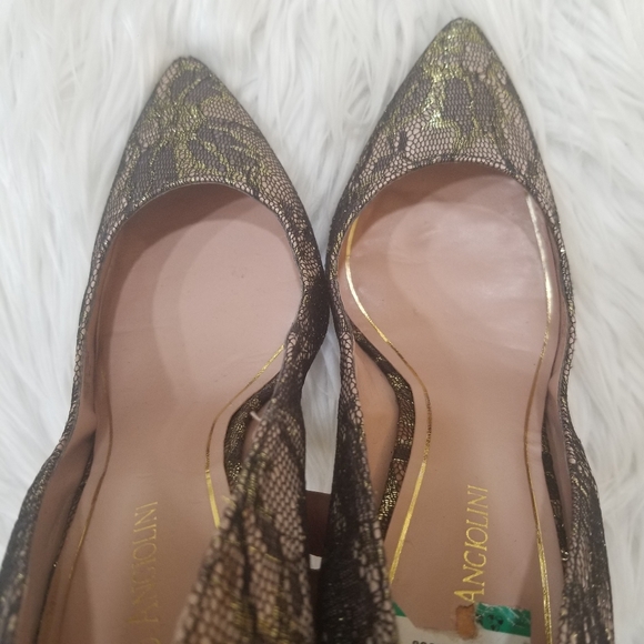 Elegant Women's Lace-Covered Shoes by Enzo Angiolini Size 9.5M - Picture 13 of 17